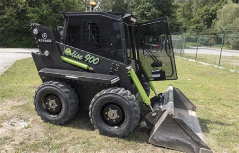 electric skid steer loader|kovaco electric skid steer.